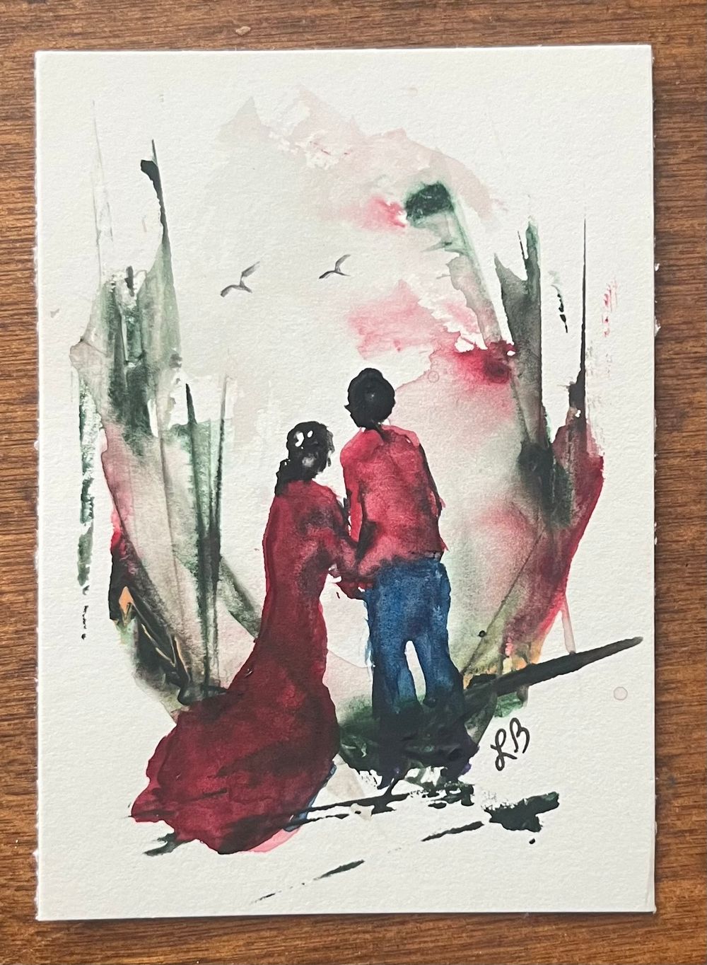Couple in Red